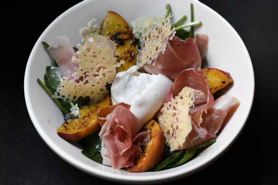 Insalata di Pesche, Bufala e Culatello