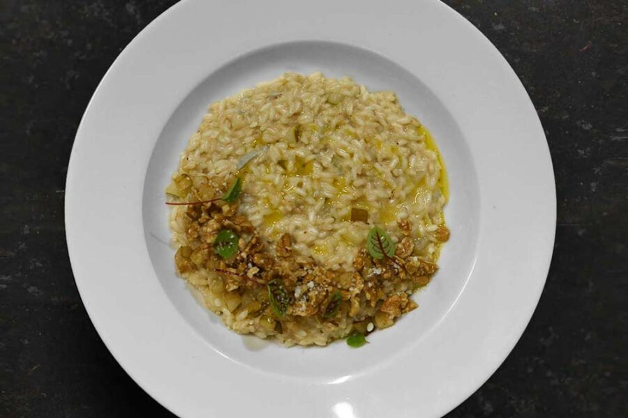 Risotto Pere Gorgonzola e Noci